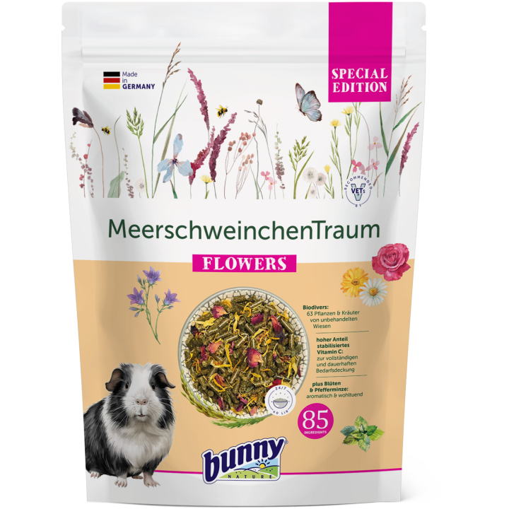 bunny MeerschweinchenTraum SPECIAL EDITION FLOWERS - 1,50 kg