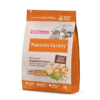 Nature's Variety No Grain Kitten Freilandhuhn - 3 kg