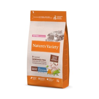 Nature's Variety Healthy Grains Kitten Weißfisch - 3 kg
