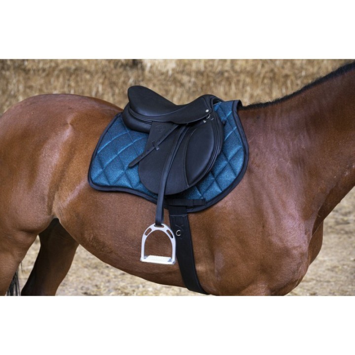 Gemischter genarbter Reitsattel Eric Thomas Élite