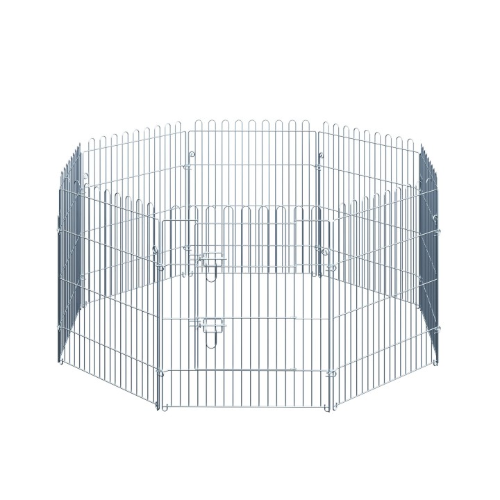 PawHut Freilaufgehege für Welpen  8-teiliger Welpenauslauf & Laufstall, 63x76 cm, sicher & stabil  Aosom