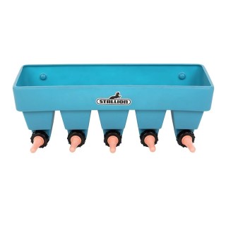 Unterteilte Rindertränke mit 5 Plätzen Stallion MM5
