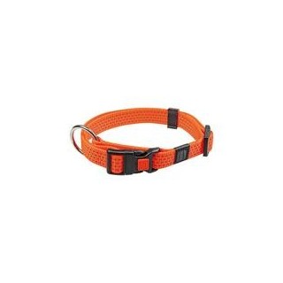 Karlie - Neon & Reflex Hunde-Halsband [40-55 cm x 20 mm, Farbe: Neonorange]