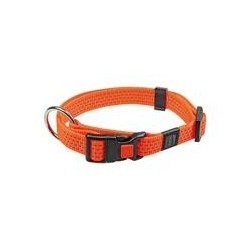Karlie - Neon & Reflex Hunde-Halsband [40-55 cm x 20 mm, Farbe: Neonorange]