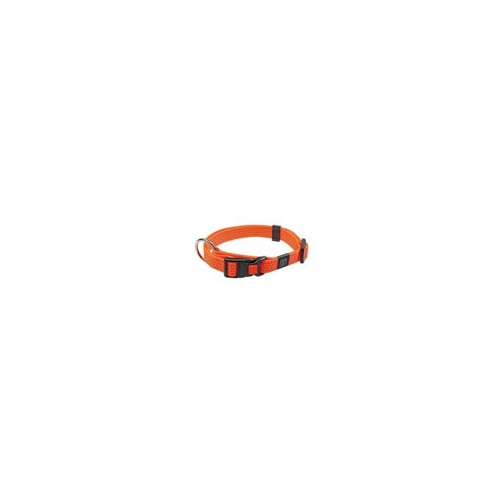 Karlie - Neon & Reflex Hunde-Halsband [40-55 cm x 20 mm, Farbe: Neonorange]