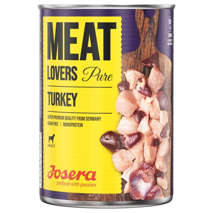Josera Meatlovers Pure 6 x 400 g - Truthahn