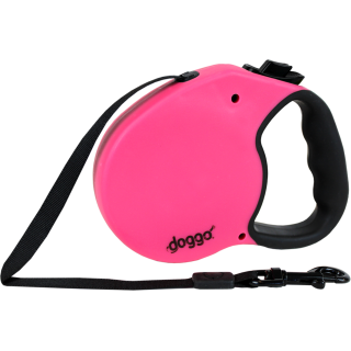 Doggo Hunde Rollleine pink S (4 m) - 1 Stk