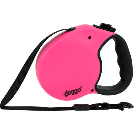 Doggo Hunde Rollleine pink S (4 m) - 1 Stk