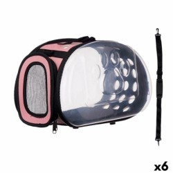 Transportbehälter Mascow 225 Schwarz Rosa Kunststoff 37 x 17 x 22 cm (6 Stück)