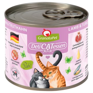 GranataPet DeliCatessen 6 x 200 g - Lamm & Truthahn