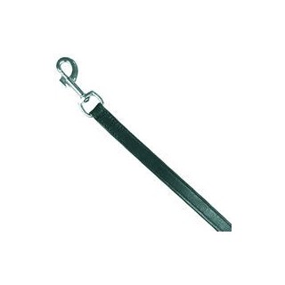 Trixie - Zügelleder-Kollektion "Lederleine", Farbe: schwarz [100 cm x 18 mm]