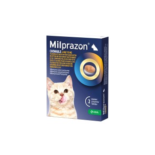 Milprazon Chewable 4 mg/10 mg - Kleine Katze - 2 Tabletten