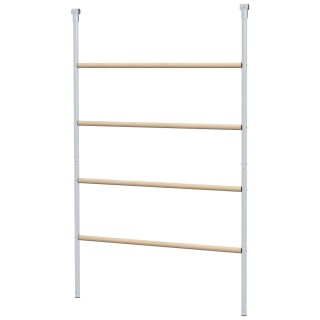 PawHut Sitzleiter für Hühner aus Holz, Spielplatz für Hühner Hühner-Klettergerüst für 4-6 Hühner 140 x 86 x 2,5 cm Naturholz