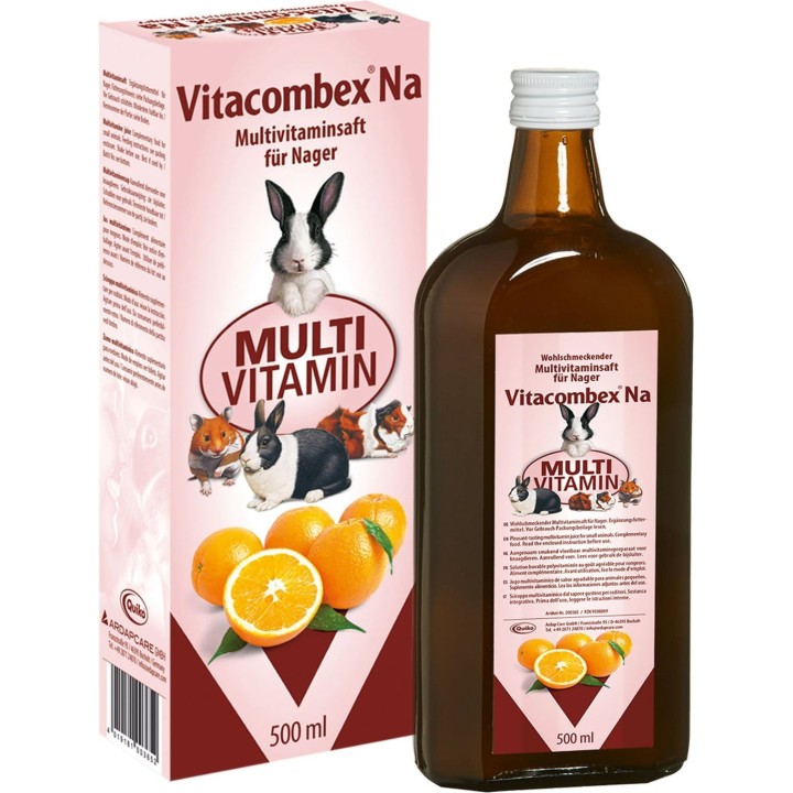 Quiko Vitacombex NA - Multivitaminsaft für Kleintiere - 500 ml