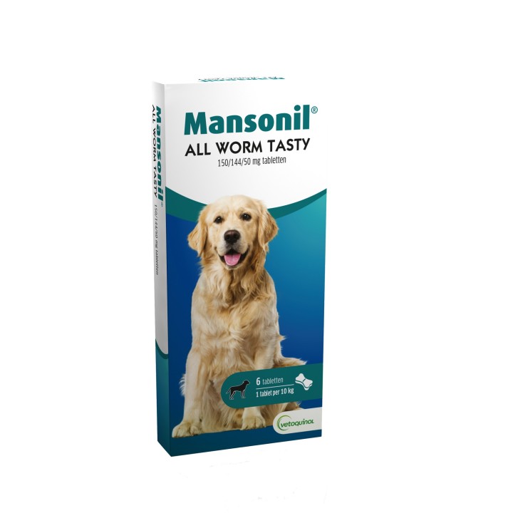 Mansonil All Worm Tasty - 6 Tabletten