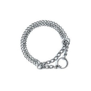 Nobby Doppelhalskette, verchromt