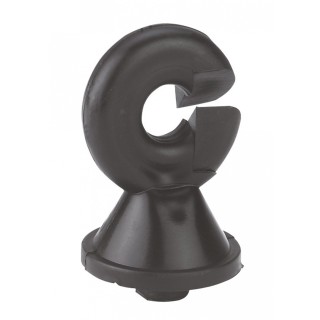 Isolatoren für Elektrozaun ringförmige Ersatzisolatoren für ovale Stahlpfähle Kerbl (x25)