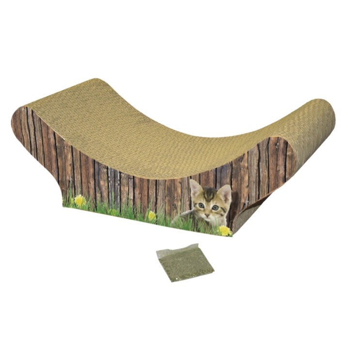 Kratzbrett für Katzen aus Pappe Nobby Pet Wave