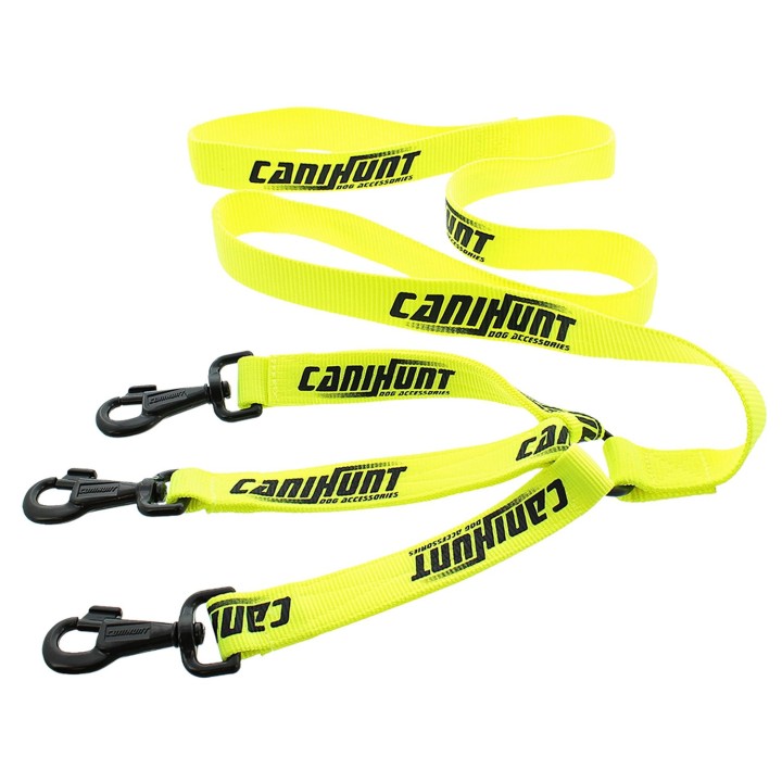 Hundeleine mit integriertem Dreifachversteller Canihunt Hunter