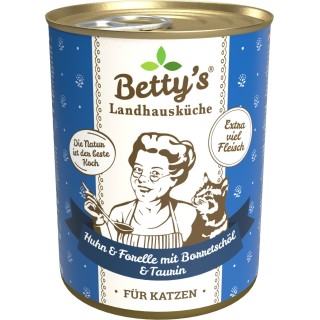 Betty's Landhausküche Huhn und Forelle mit Borretschöl - 400 g