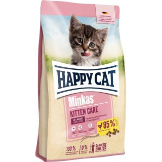Happy Cat Trockenfutter Minkas Kitten Care Geflügel - 500 g