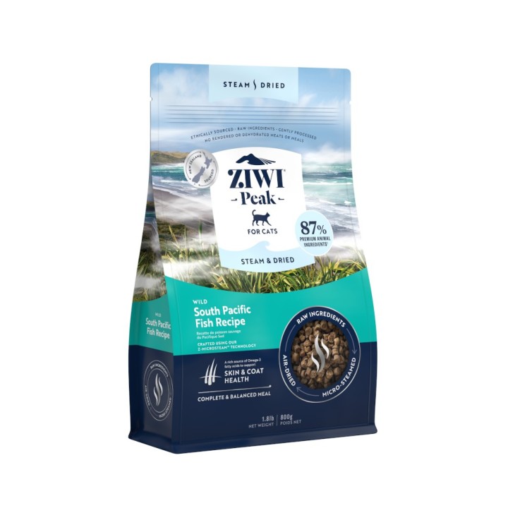 Ziwi Peak Steam & Dried Wilder Südpazifik Fisch - 800 g