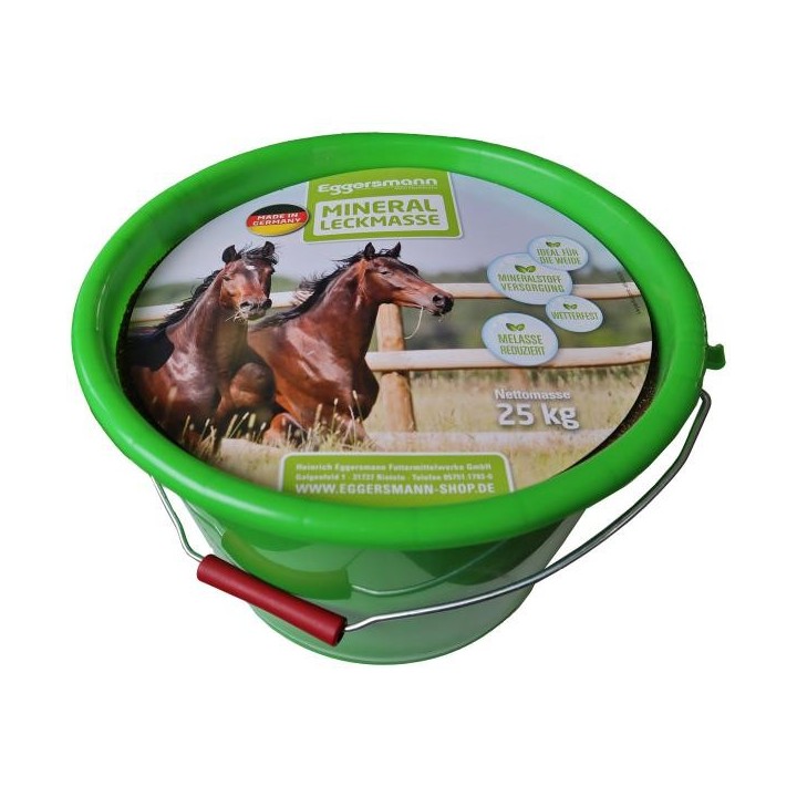 Eggersmann Mineral Leckmasse 25 kg Mineralfutter für die Weide