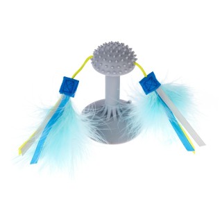 TIAKI Interaktives Katzenspielzeug mit Saugnapf - 1 Stück