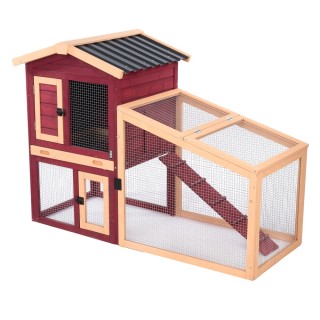 TIAKI Kaninchenstall Scandinavia - L 140,5 x B 65 x H 98,9  cm