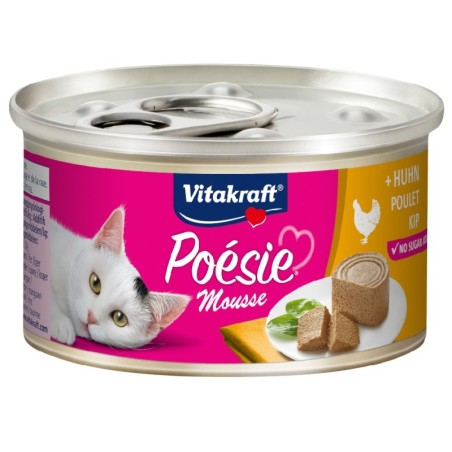 Vitakraft Poésie Mousse 12 x 85 g - Huhn