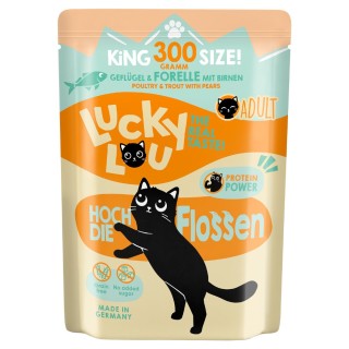 Lucky Lou Adult 6 x 300 g - Geflügel & Forelle