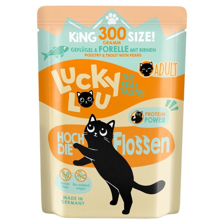 Lucky Lou Adult 6 x 300 g - Geflügel & Forelle