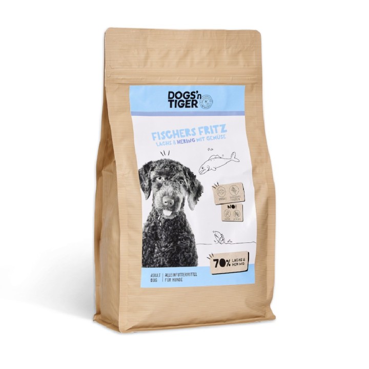 Dogs'n Tiger Adult Dog Fischers Fritz Lachs & Hering - 2 kg