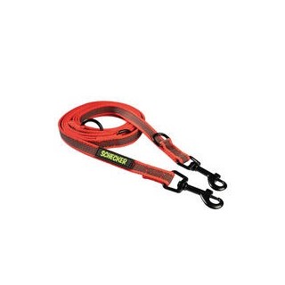 Schecker - Schecker Gummierte Verlängerungsleinen [Rot]