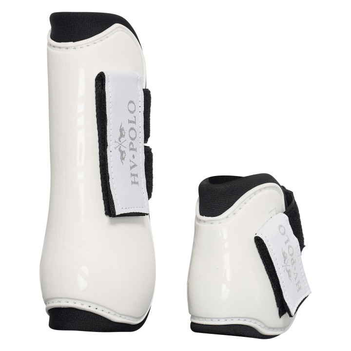 Offene Gamaschen mit Fesselkopfschutz für Pferde HV Polo Kids Classic