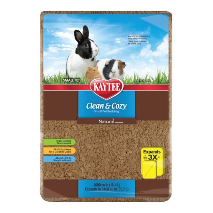 Kaytee Clean & Cozy Bedding Natural - 49,2 l (ca. 2,1 kg)