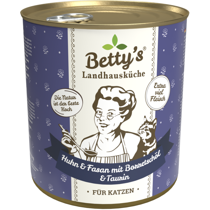 Betty's Landhausküche Huhn & Fasan mit Borretschöl - 800 g