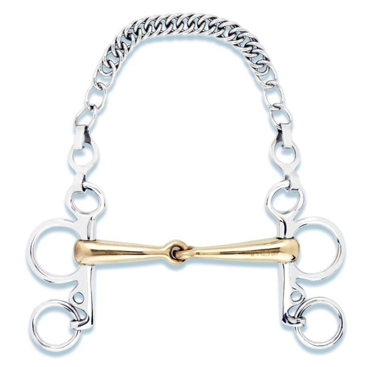 Pelham für Pferd aus Kupfer Stübben Sweet