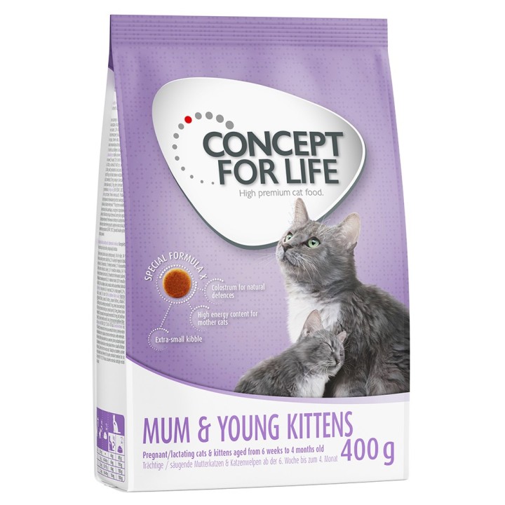 Concept for Life Mum & Young Kittens - Verbesserte Rezeptur! - 400 g