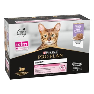 PURINA PRO PLAN Cat Delicate - Truthahn Mousse (12 x 85 g)
