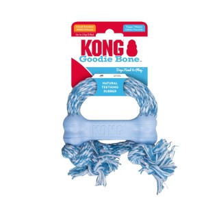 KONG Puppy Goodie Bone mit Seil - Größe XS: L 8,3 x B 2,8 x H 1,8 cm