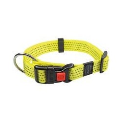Karlie - Neon & Reflex Hunde-Halsband [45-65 cm x 25 mm, Farbe: Neongelb]