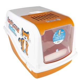 Geschlossene Katzentoilette für Smurfs Duvoplus Azrael