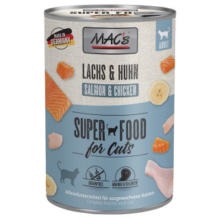 MAC´s Cat 6 x 400 g - Lachs & Huhn