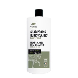 Shampoo helles Fell für Pferde Ekinat