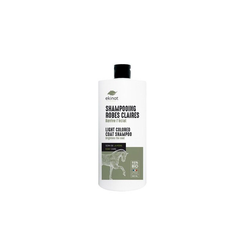 Shampoo helles Fell für Pferde Ekinat
