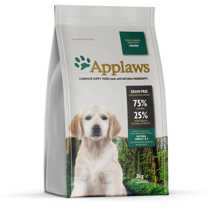 Applaws Puppy Huhn Kleine & Mittelgroße Rassen - 2 kg