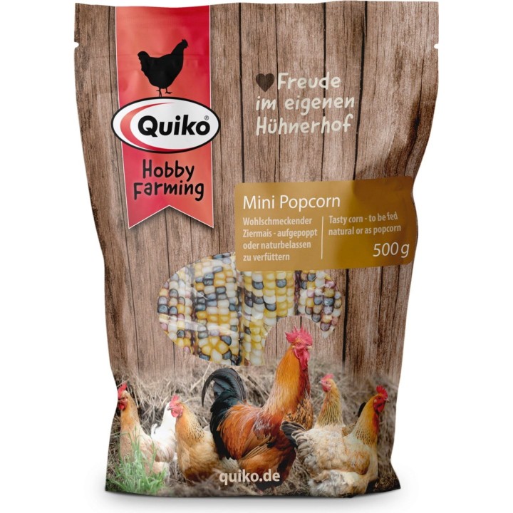 Quiko HF Mini Pop Corn für Hühner - 500 g