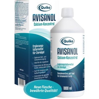 Quiko Avisanol Calcium-Konzentrat für Ziervögel - 1.000 ml