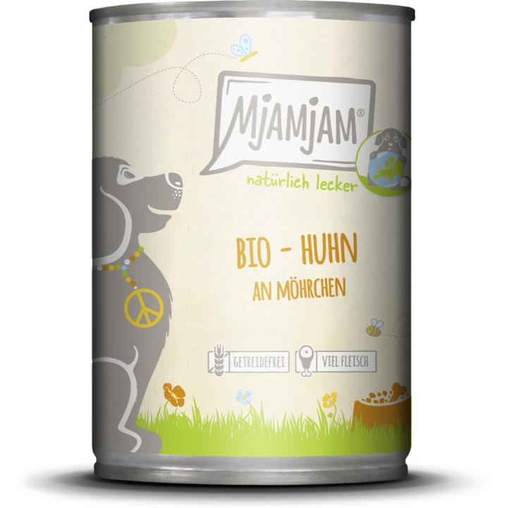 Mjamjam BIO Huhn mit Karotte - 400 g
